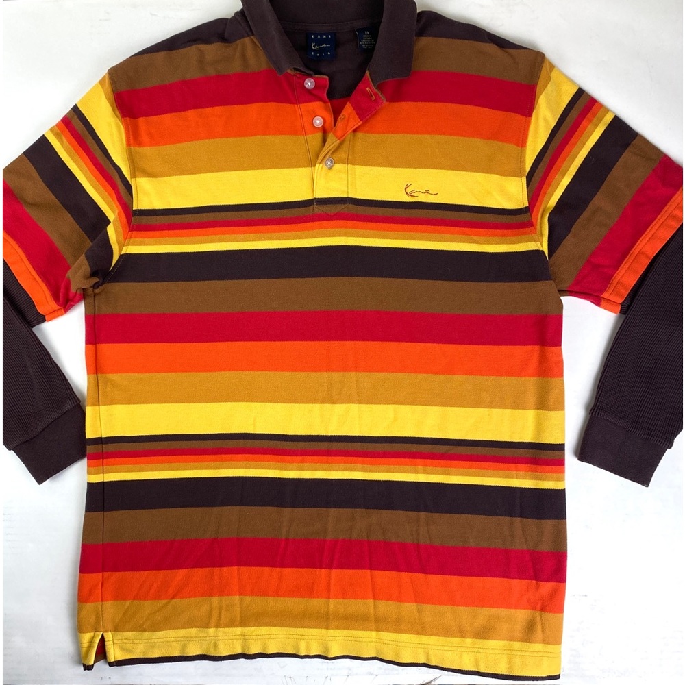 Rare Vintage Karl Kani Gold Edition Embroidered Shirt Sz XL